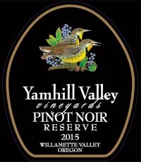 Label image of 2015 Pinot Noir Reserve.
